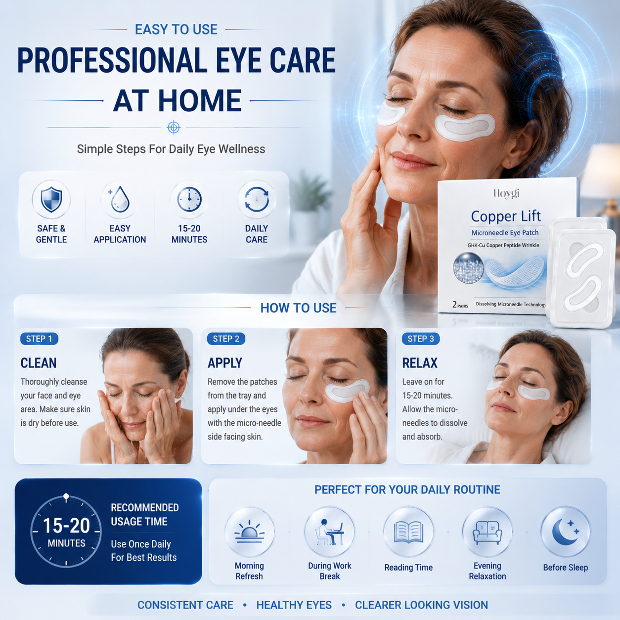 👁️Hoygi™Copper Lift Vision Support Microneedle Eye Patch✨-TY
